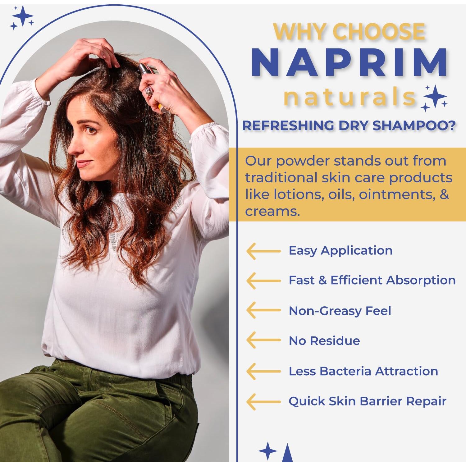 Champú Seco Nutritivo para Cabello Rubio Naprim 30g