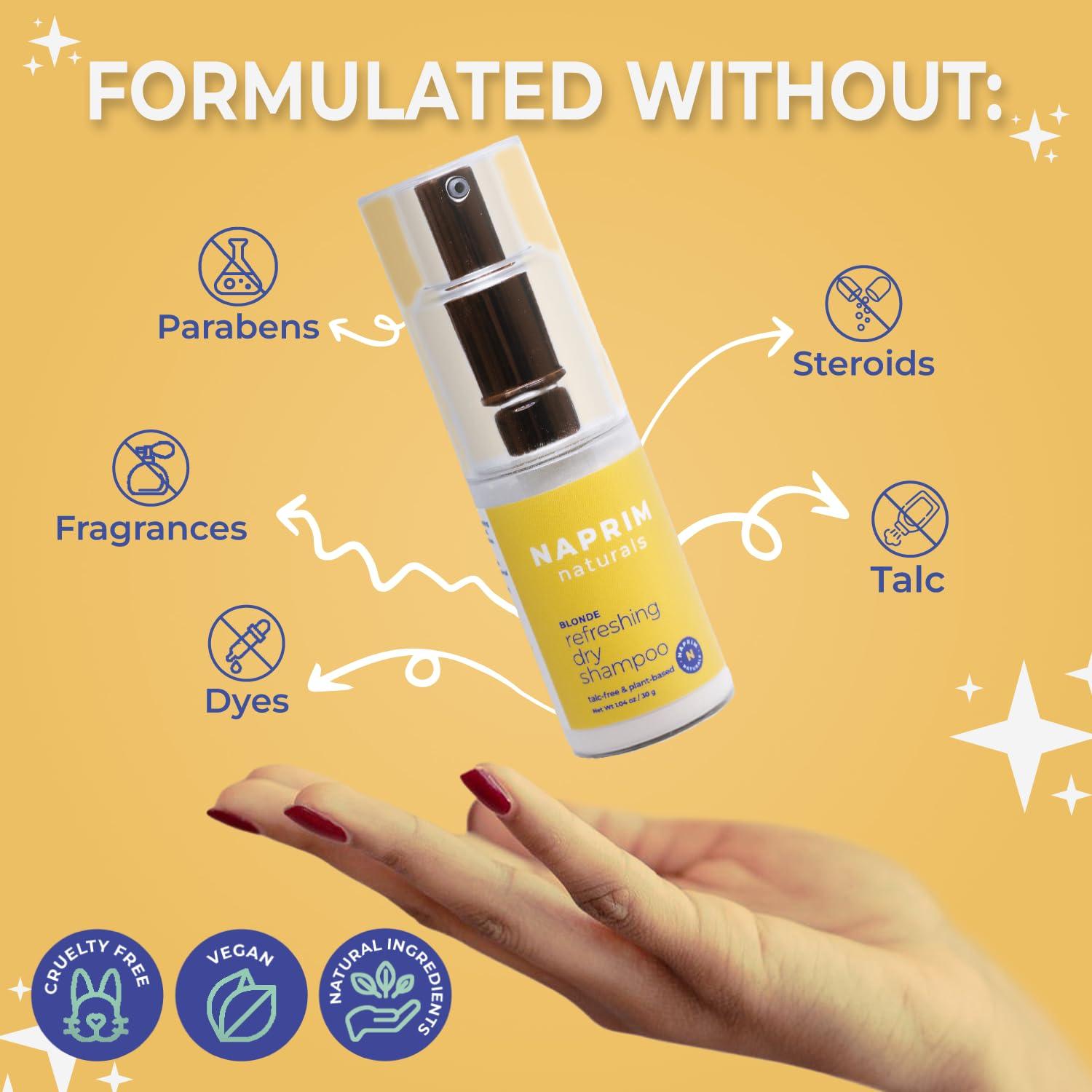 Champú Seco Nutritivo para Cabello Rubio Naprim 30g