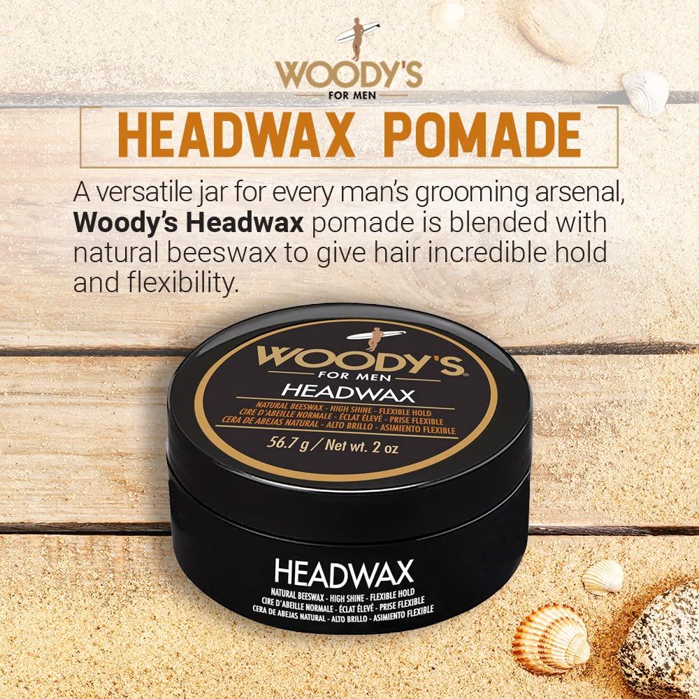 Pomada Woody's Headwax para Hombres 56.7 g - Fijación Flexible