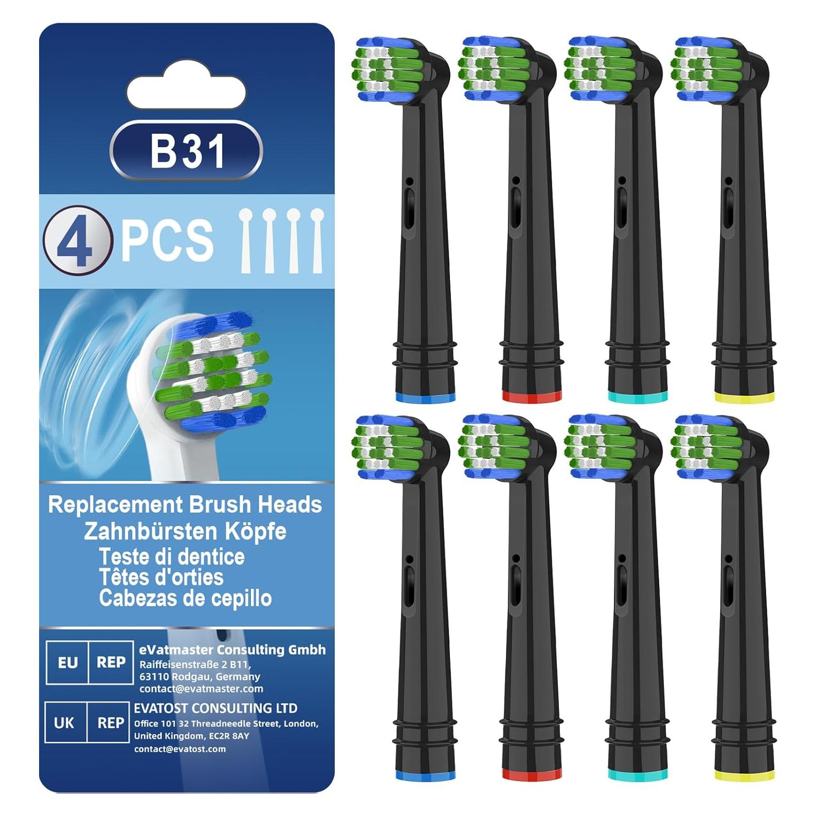 Cabezas de cepillo de dientes BKIX para Oral B - 8 unidades