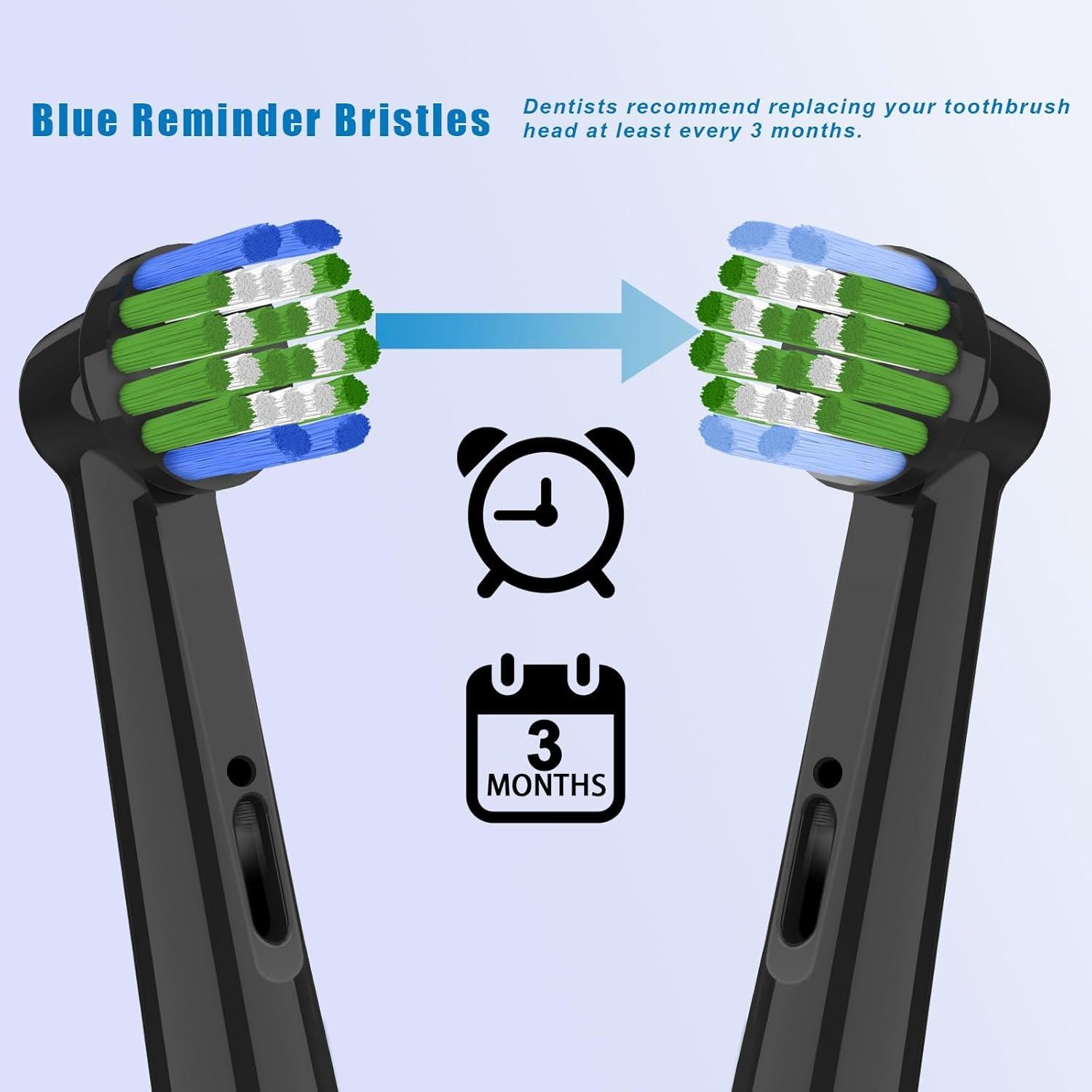 Cabezas de cepillo de dientes BKIX para Oral B - 8 unidades