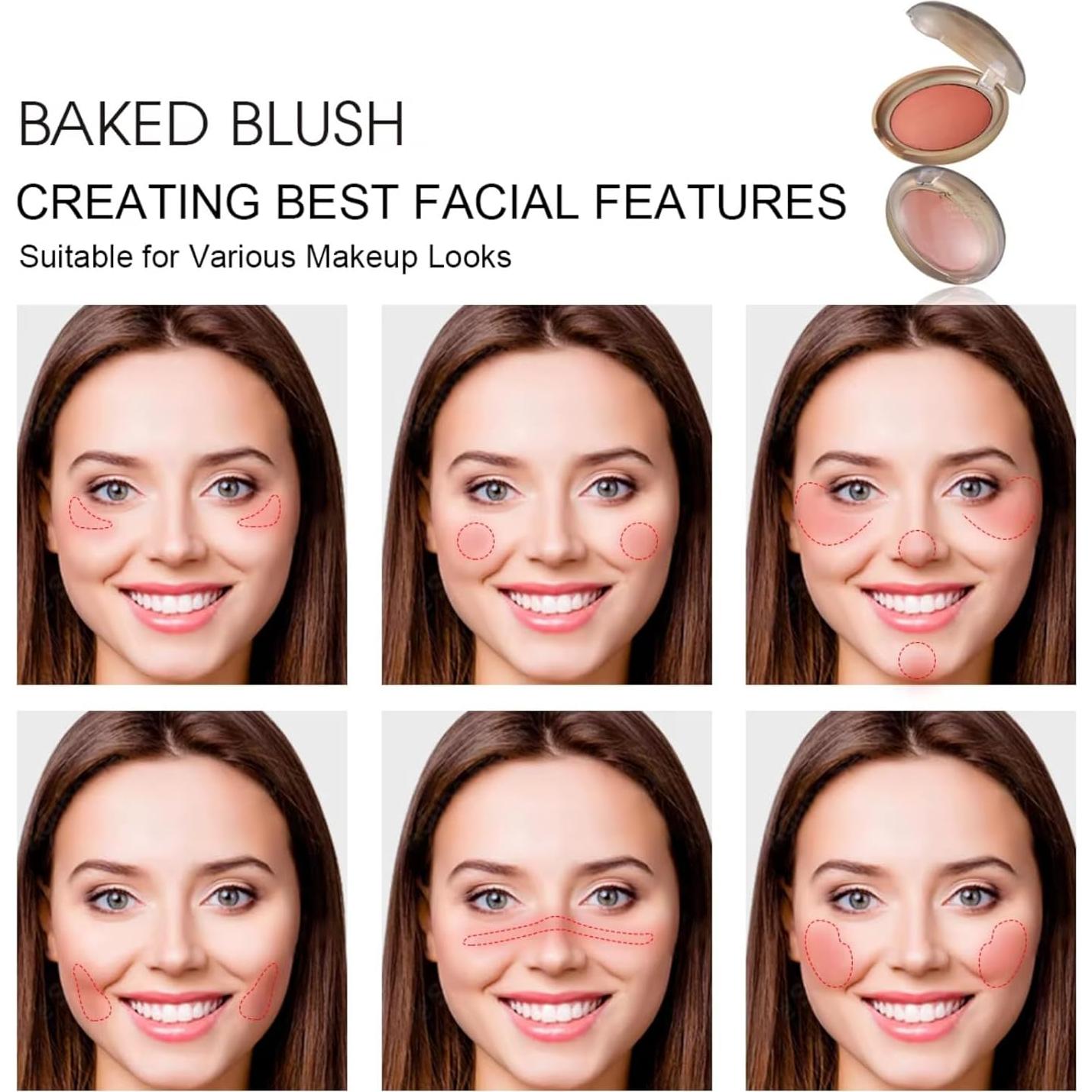 Rubor Horneado Corlo 9g - Acabado Satinado Brillante