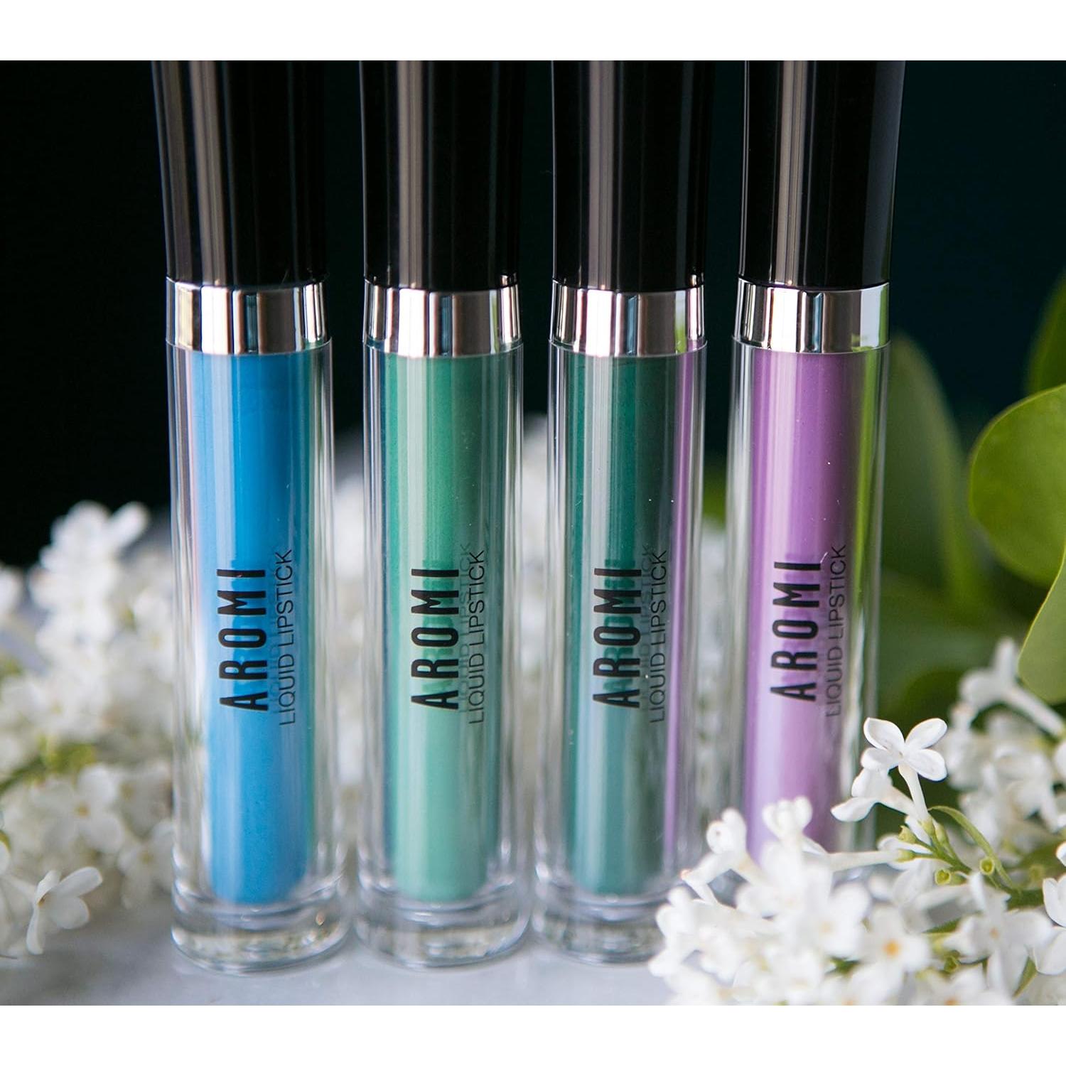 Pintalabios Líquido Mate Aromi Azul Cielo Vegano 40.8g