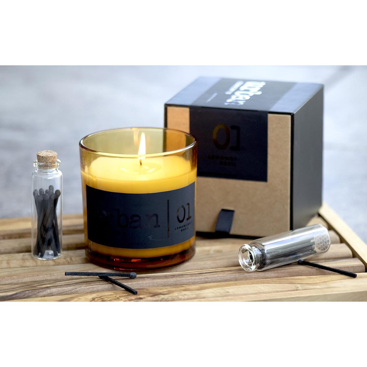 Vela Aromatizada de Soja DECOCANDLES Bergamota de Lavanda 255 g