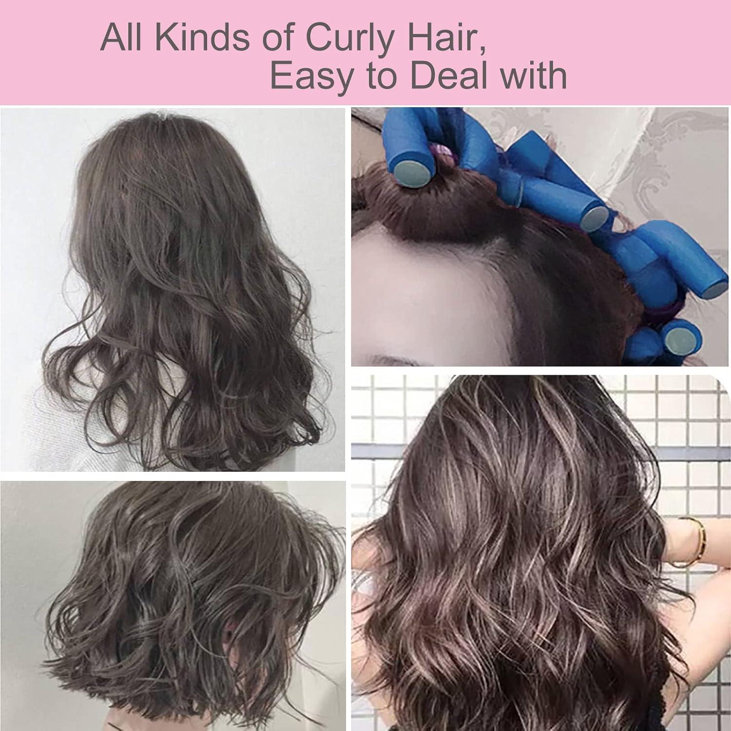 36 Varillas Flexibles para Rizar Cabello Wayyoo - Azul