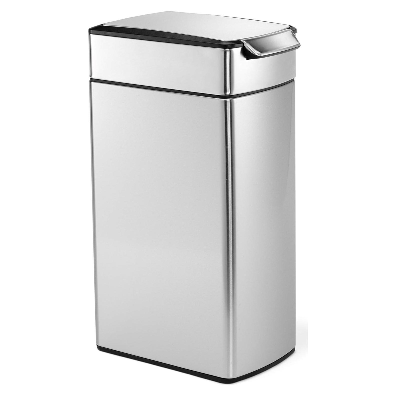 Bote de Basura Slim 40L simplehuman con Tapa Táctil Acero Inoxidable