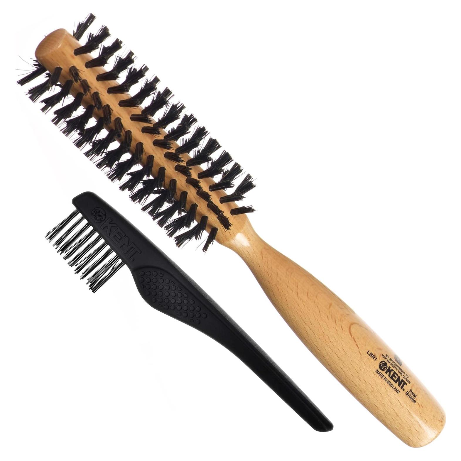 Cepillo Redondo Kent LBR1 de Madera de Haya 45mm Cerdas Jabalí