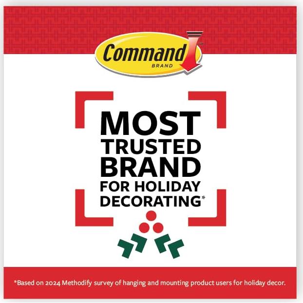 Tiras para Colgar Cuadros Command 3M 20 Pares Negras 7.26 kg