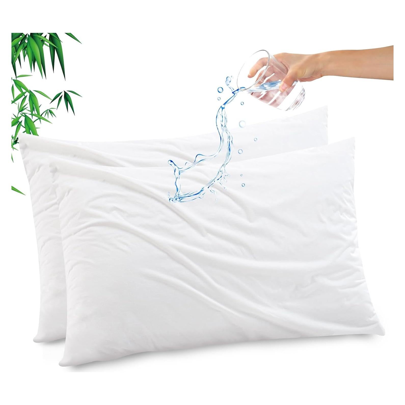 Protector de Almohada Impermeable Gogreen 2 Piezas 51x66 cm