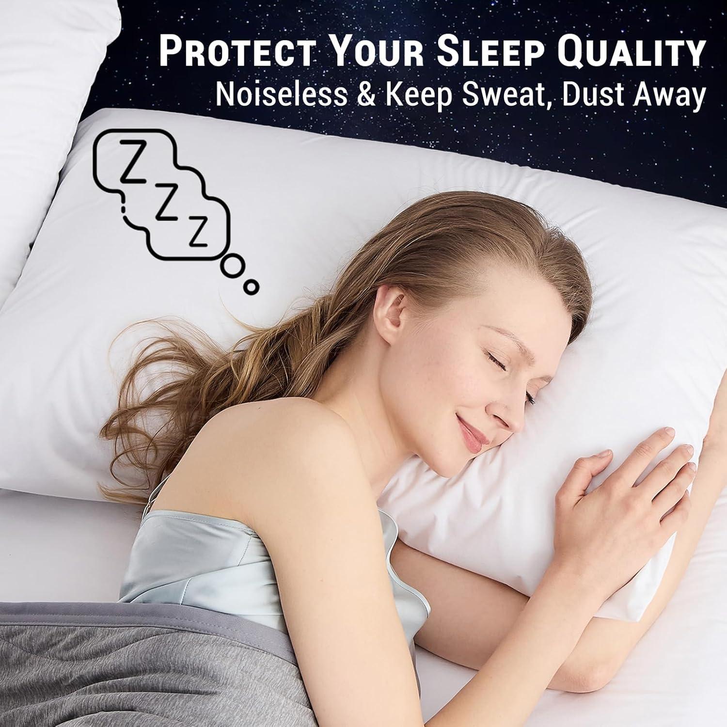 Protector de Almohada Impermeable Gogreen 2 Piezas 51x66 cm