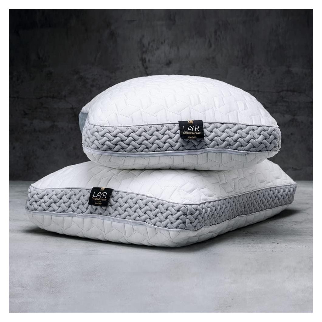Almohada Ajustable LUXOME LAYR - Espuma Viscoelástica - 2 Unidades