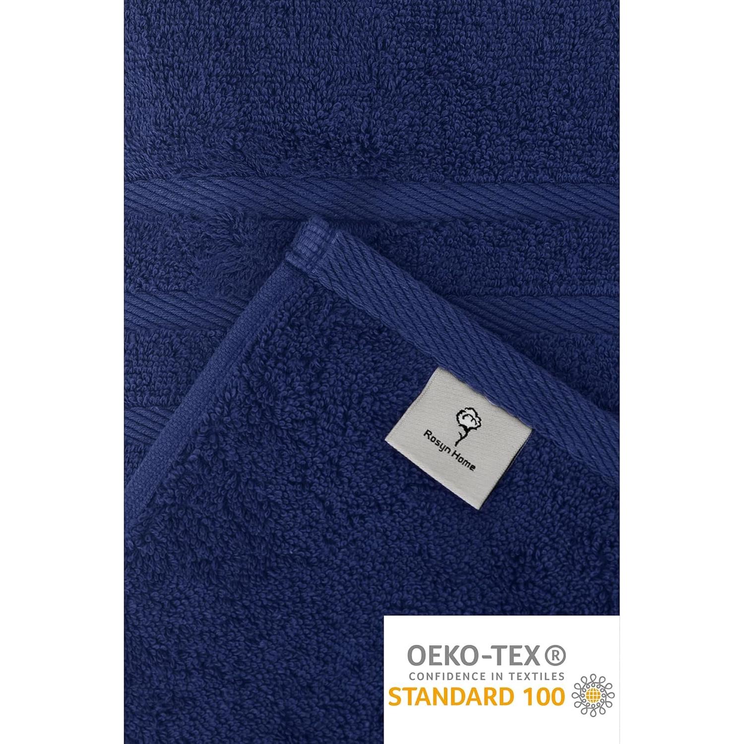 Juego de Toallas de Baño 6 Piezas Algodón Turco Rosyn Home