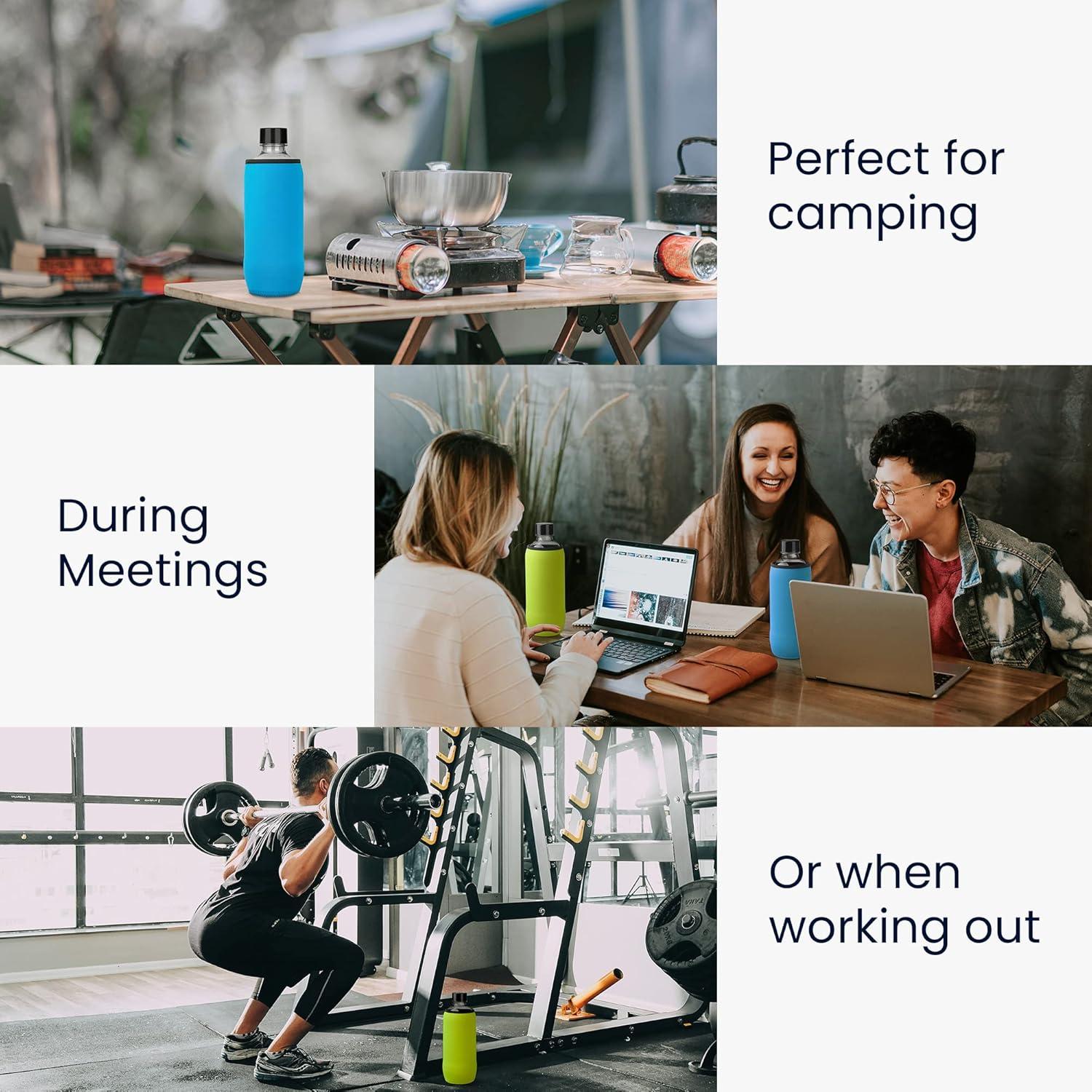 Funda Enfriadora Neopreno kwmobile para Soda Stream Duo/Terra - Set 2