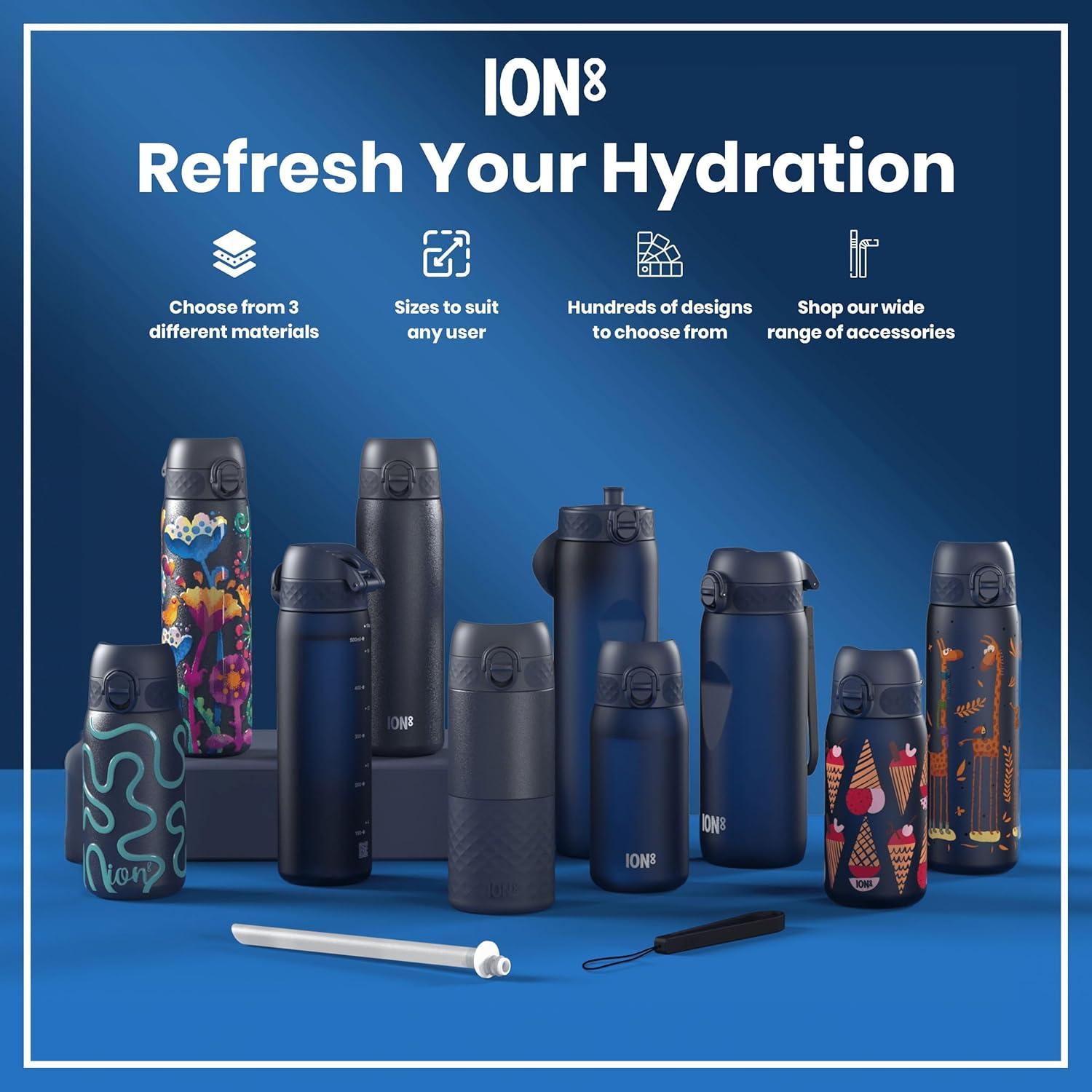 Taza de Viaje Ion8 HotShot 360 ml Acero Inoxidable Azul