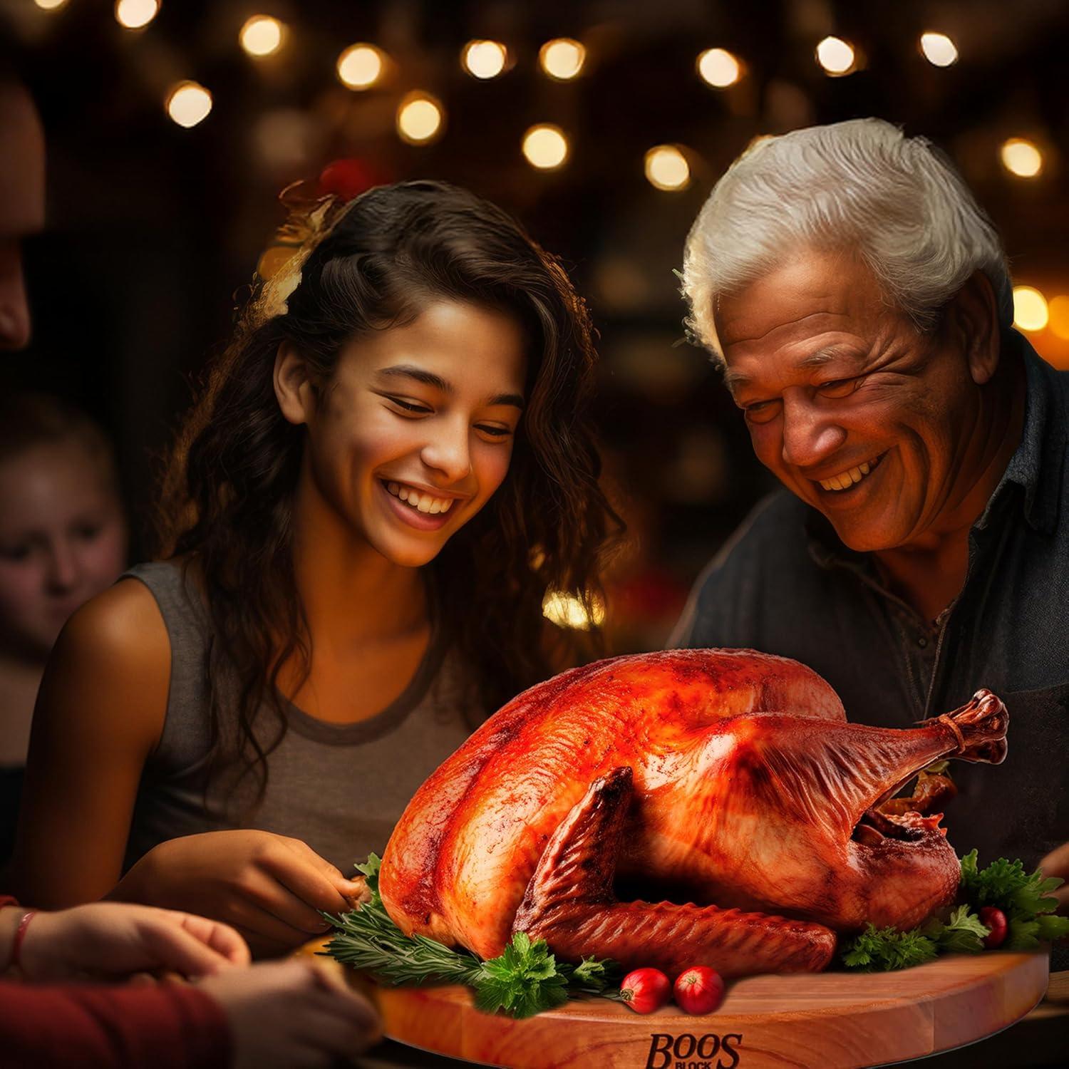 Tabla de Cortar Redonda John Boos R-Board Cereza 45.72cm