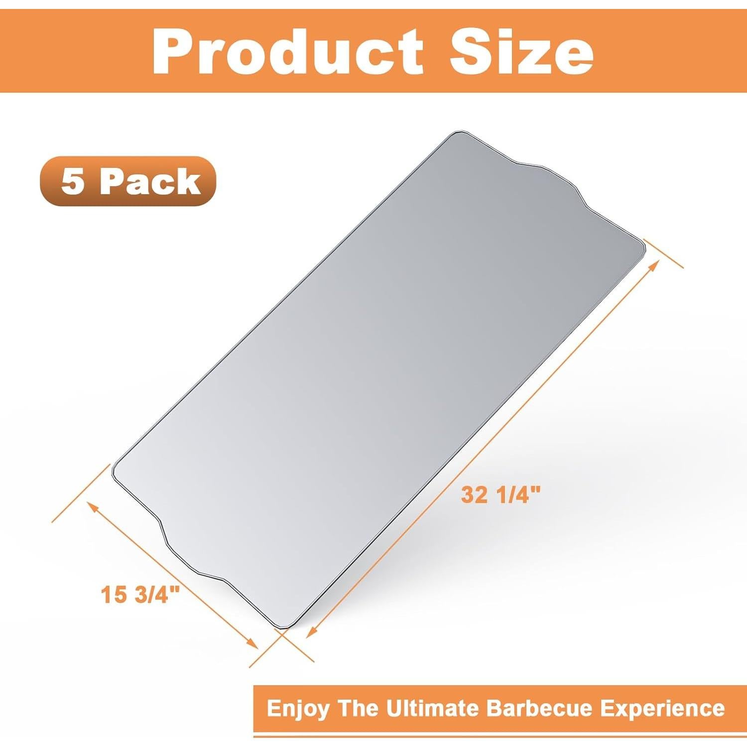 Forros de Aluminio para Bandejas de Goteo AJinTeby BAC410 - 5 Paquetes