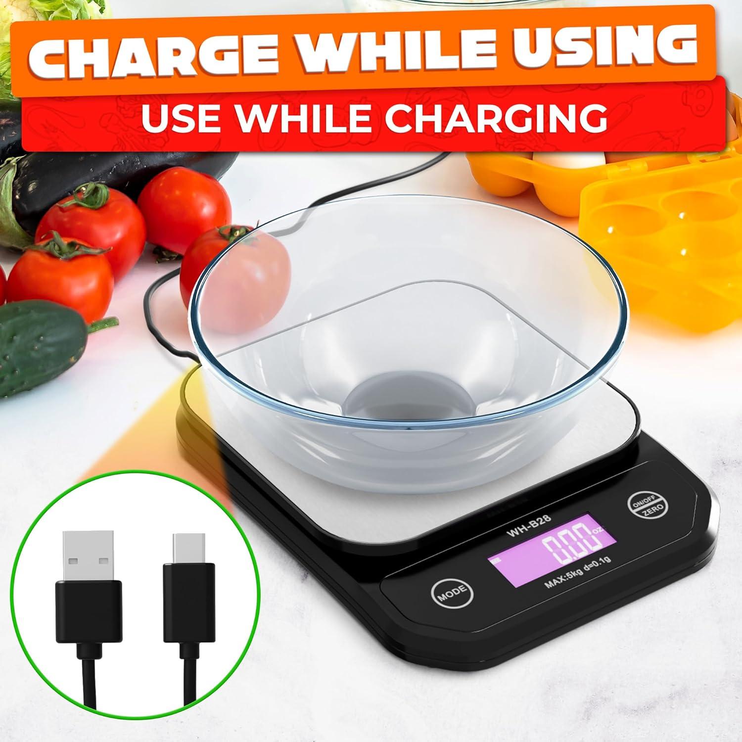 Balanza Digital de Cocina DIMROM DZC-15 5kg Impermeable