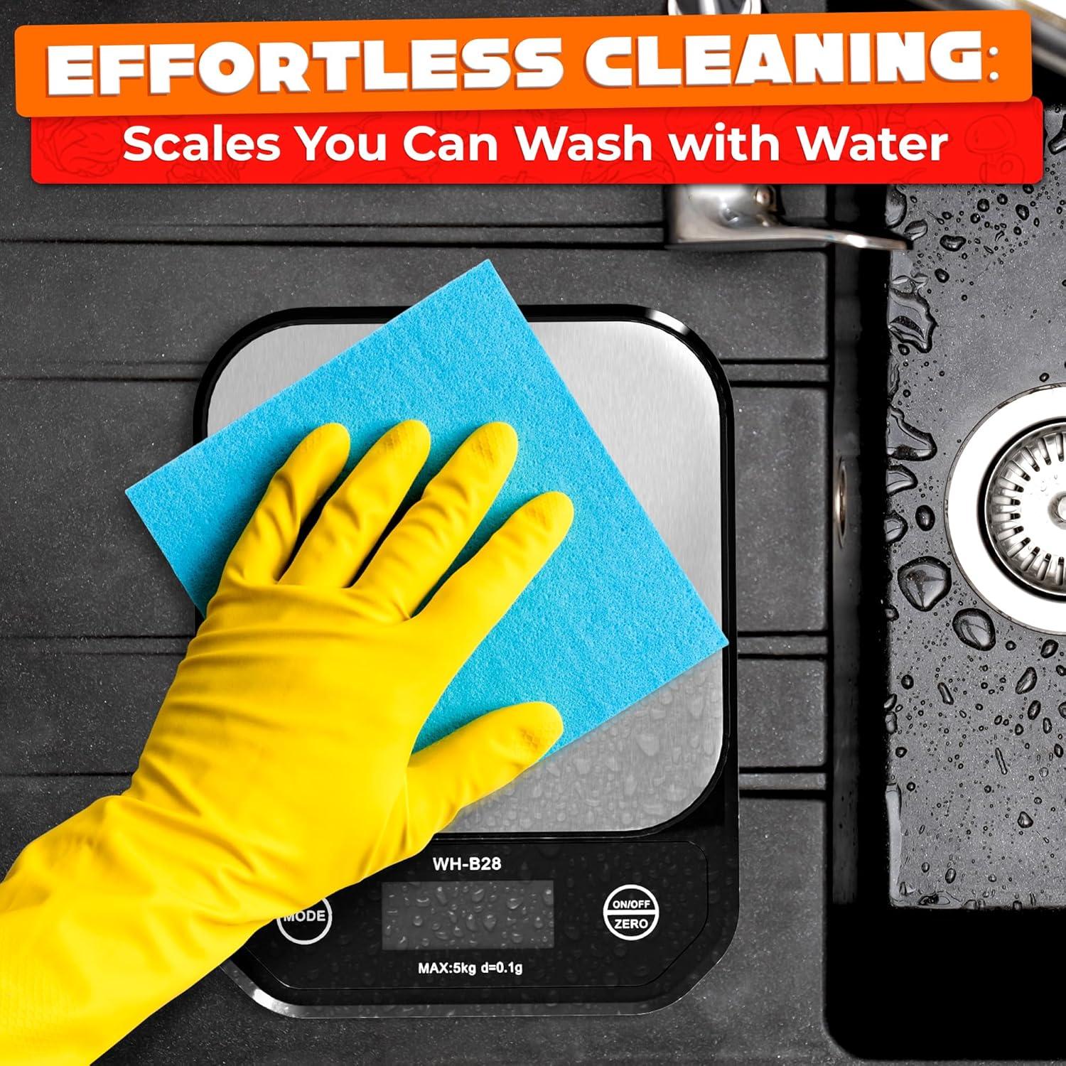 Balanza Digital de Cocina DIMROM DZC-15 5kg Impermeable