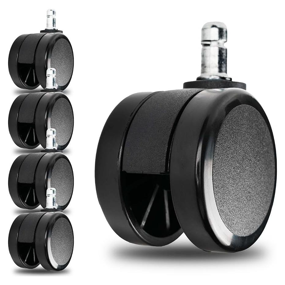 Rueda de Caster para Sillas Herman Miller y Steelcase - 60 mm