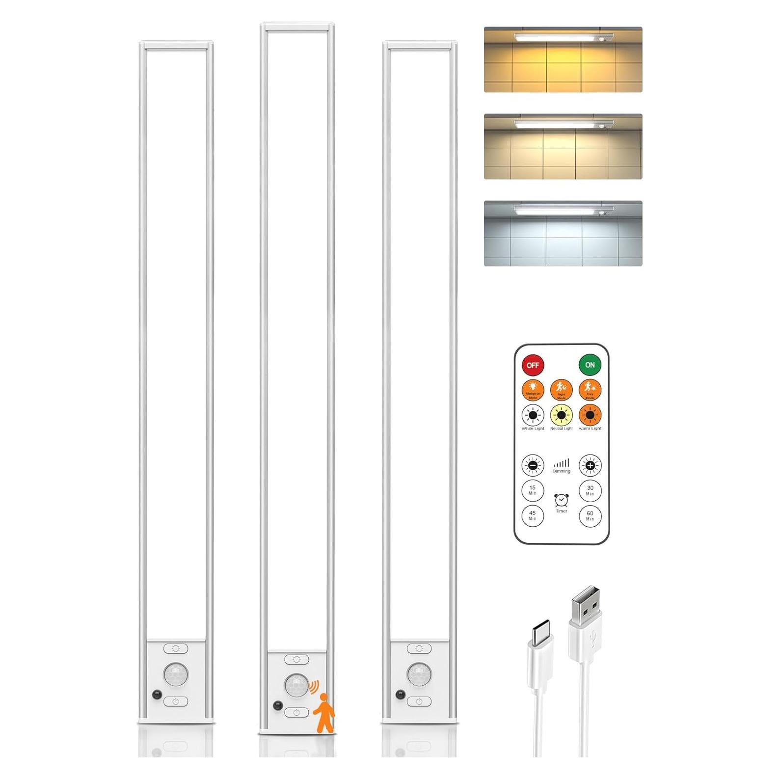 Iluminación LED bajo gabinete LENOMA 40.64 cm con control remoto