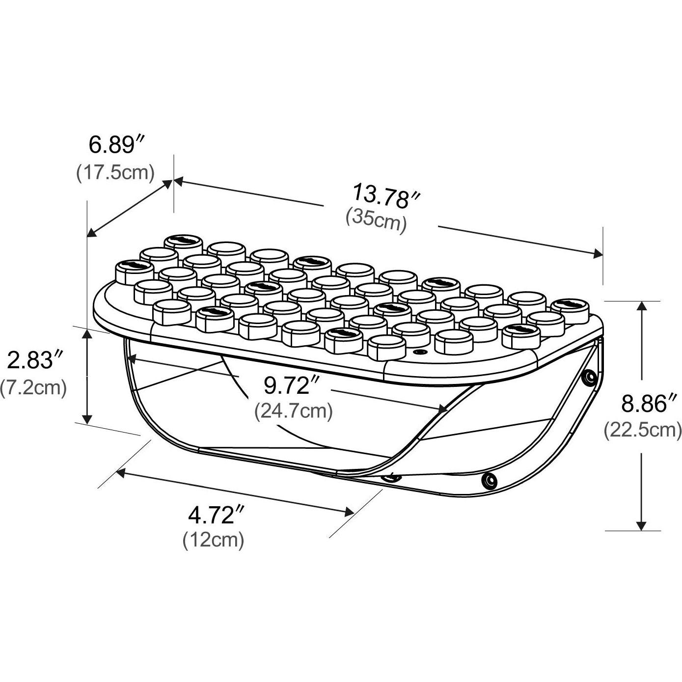Estante de Juego UNiPLAY con 11 Bloques Suaves Rosa