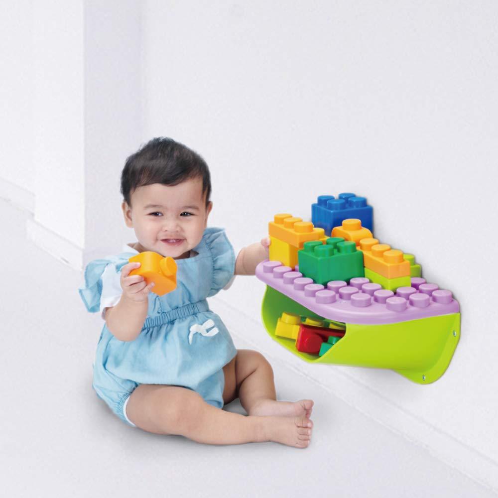 Estante de Juego UNiPLAY con 11 Bloques Suaves Rosa