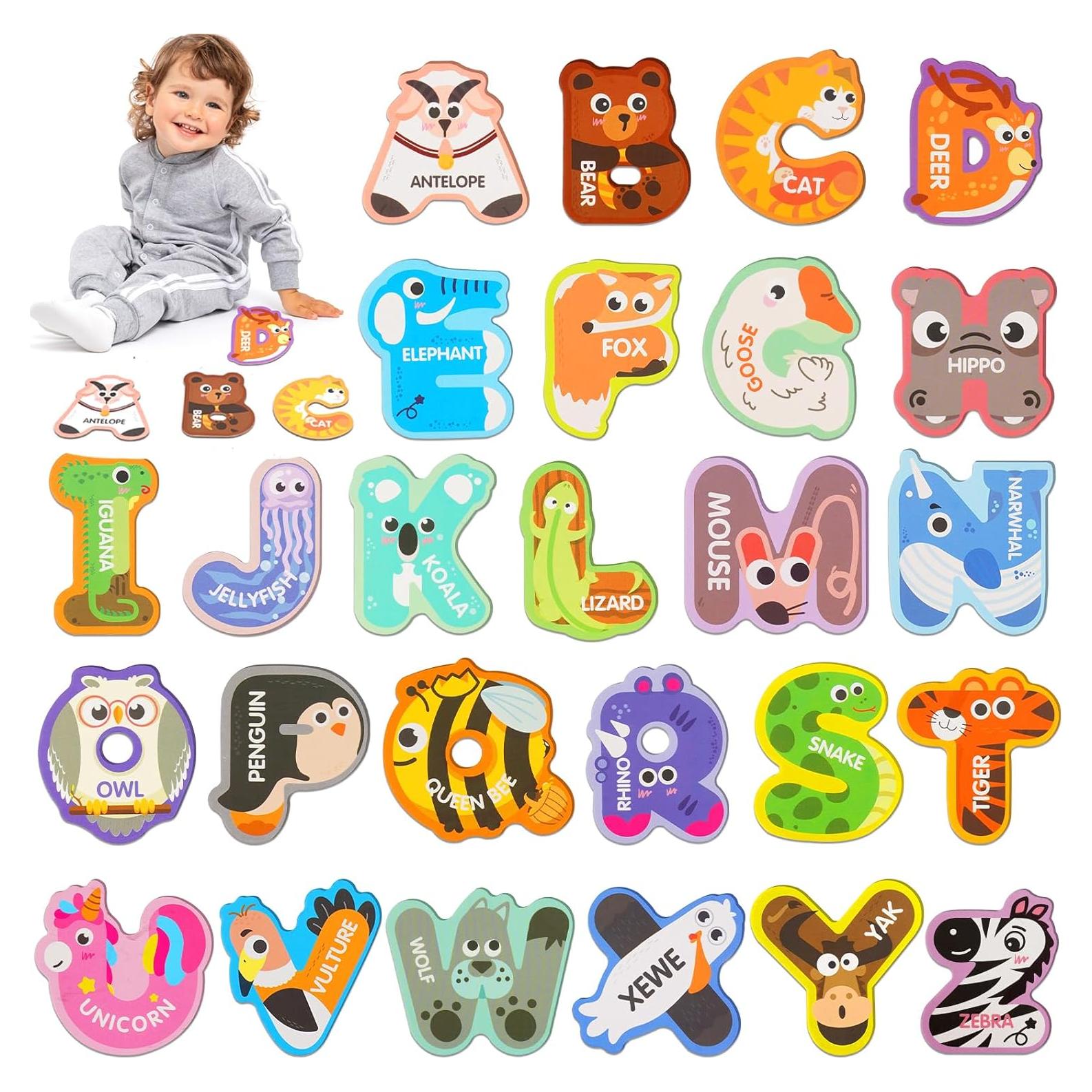 Letras Magnéticas de Alfabeto Soarly con Animales 26 PCS