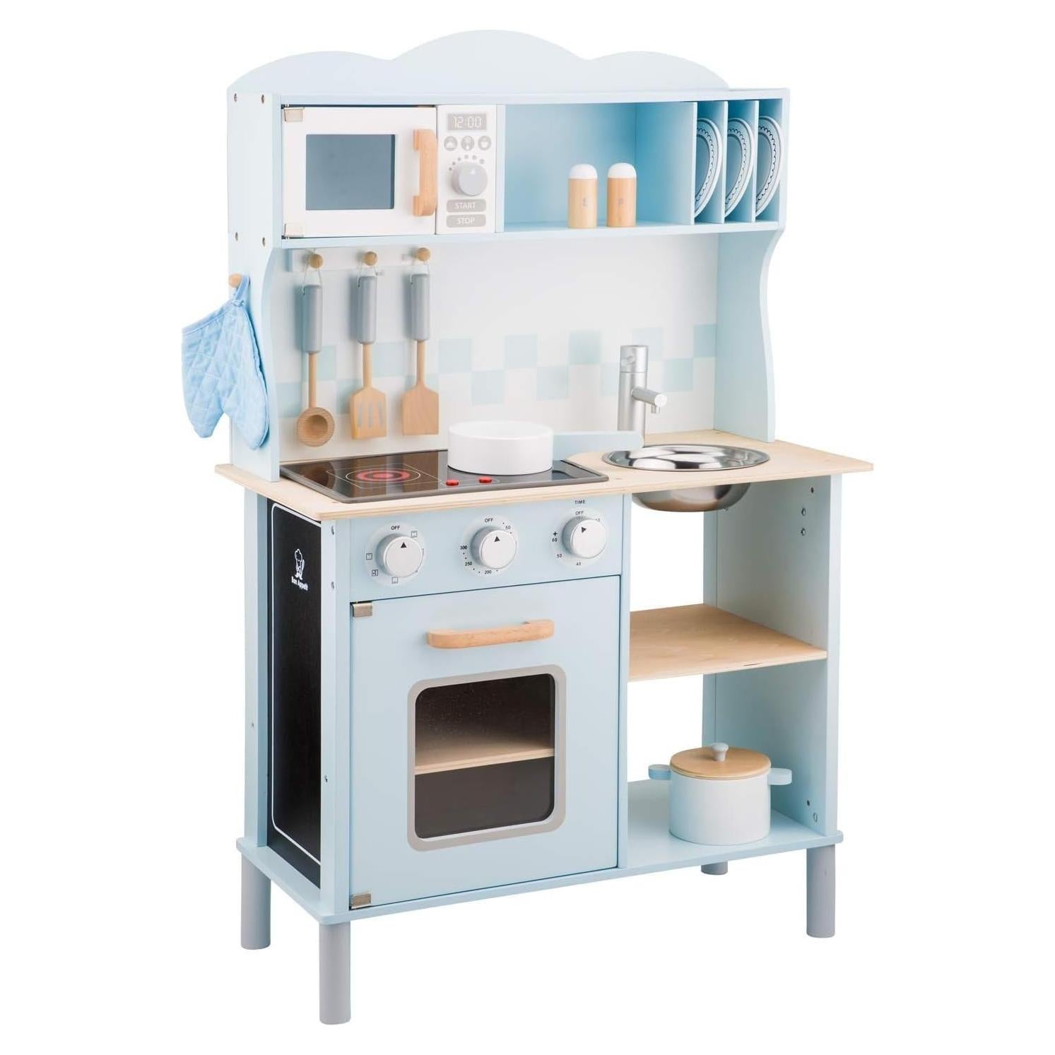 Cocina de Juguete de Madera Azul New Classic Toys Bon Appetit