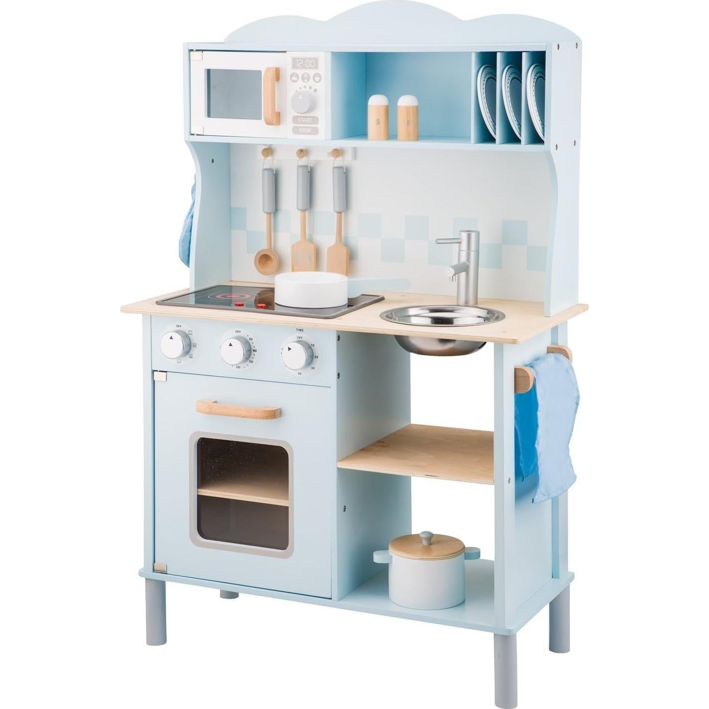 Cocina de Juguete de Madera Azul New Classic Toys Bon Appetit