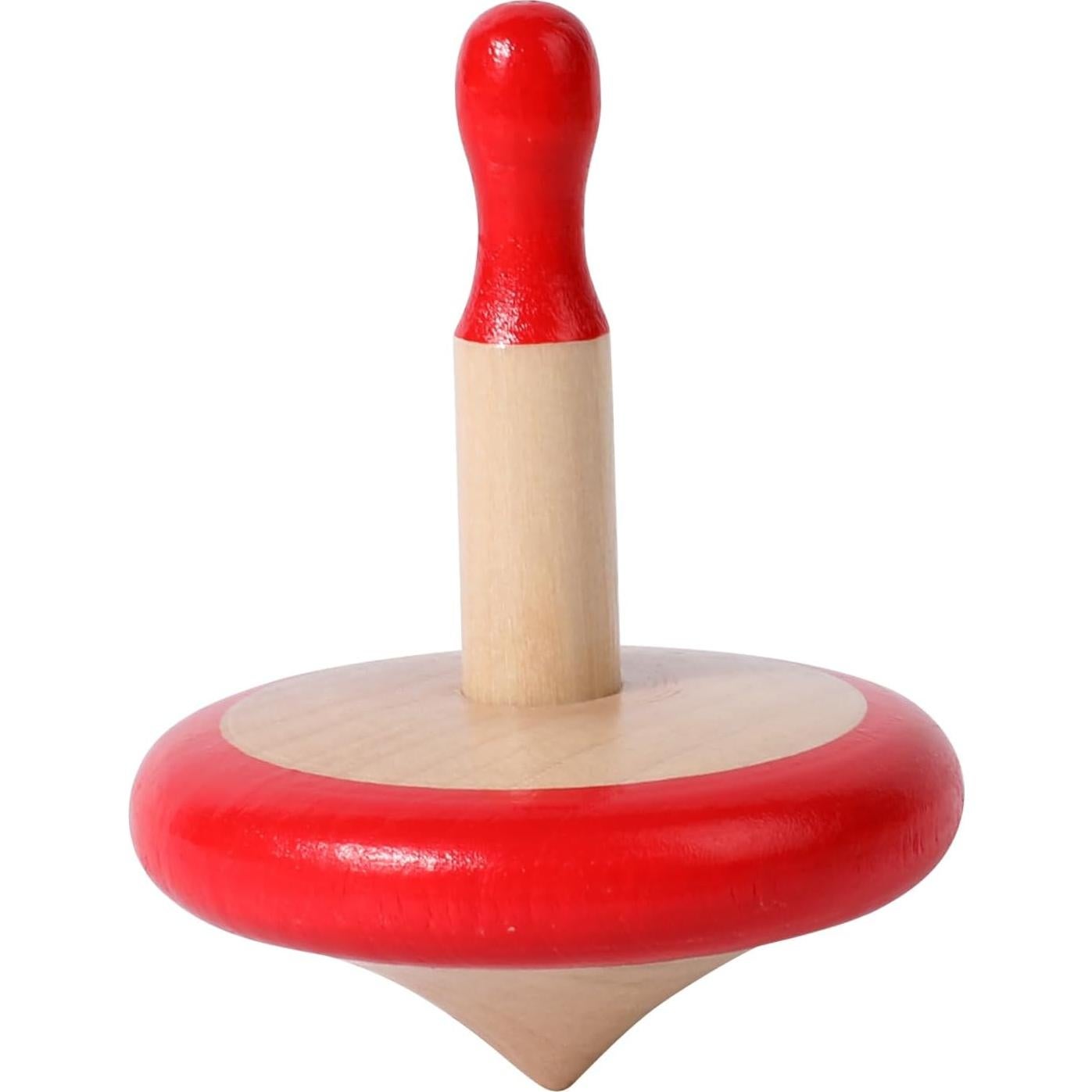 Trompos de Madera WODI - Juguetes Educativos Montessori 4 Piezas