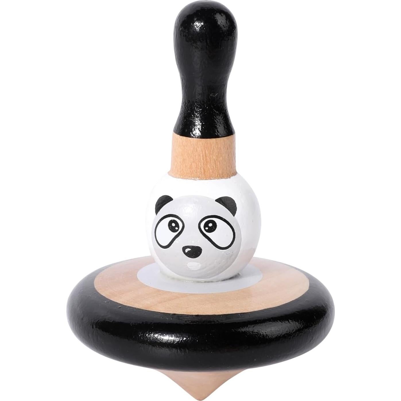 Trompos de Madera WODI - Juguetes Educativos Montessori 4 Piezas