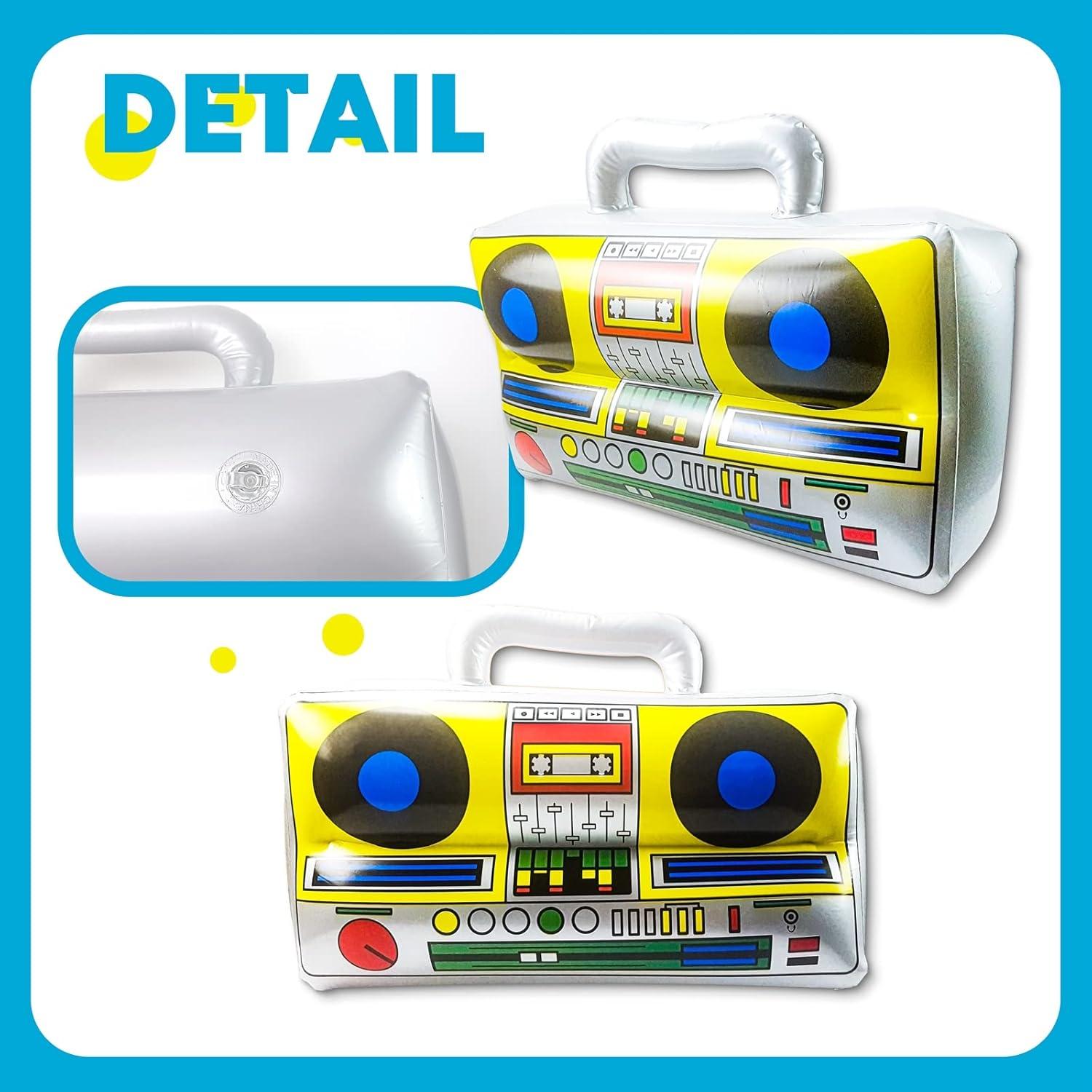 Set de Instrumentos Inflables para Fiesta 80s/90s - Fraiieon