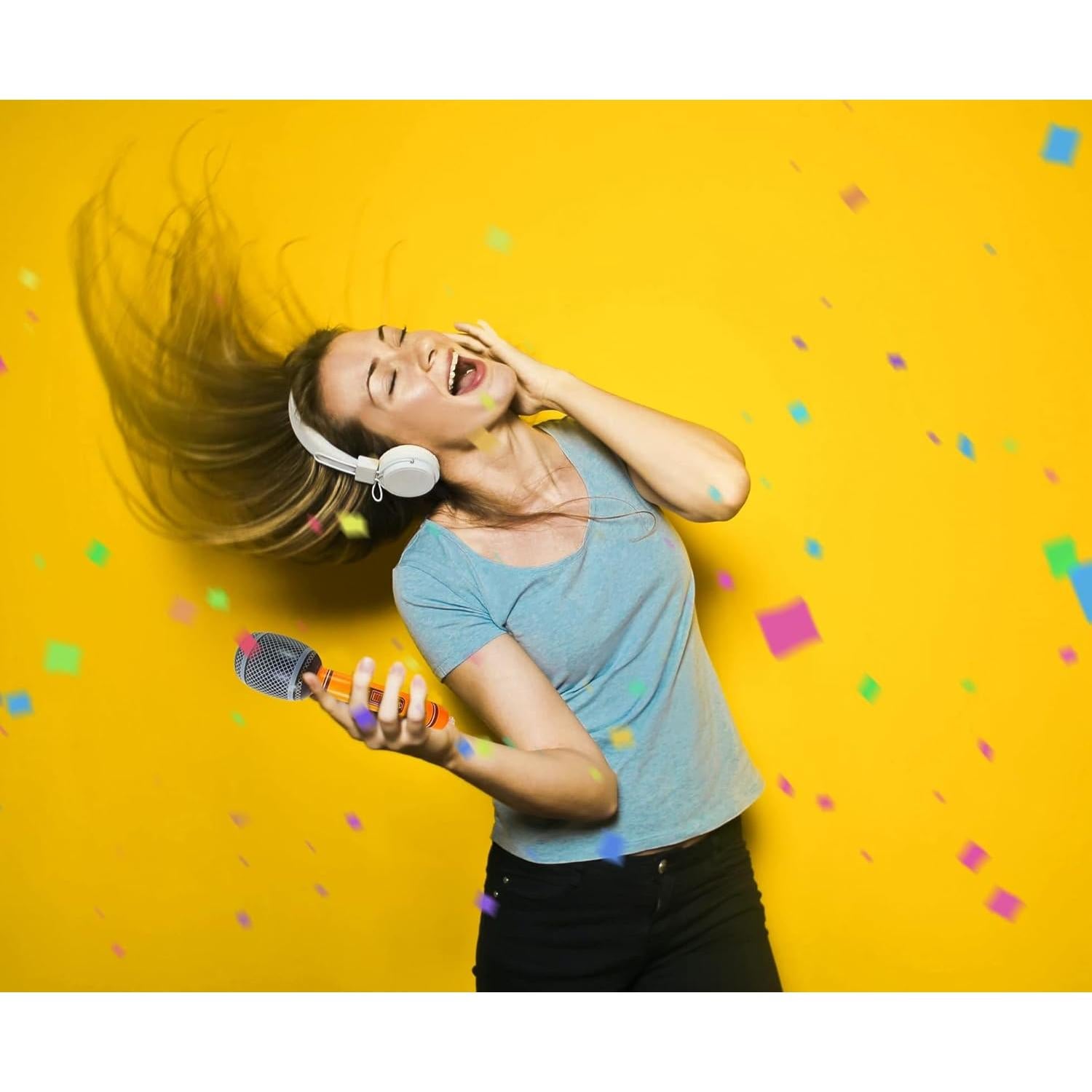 Set de Instrumentos Inflables para Fiesta 80s/90s - Fraiieon