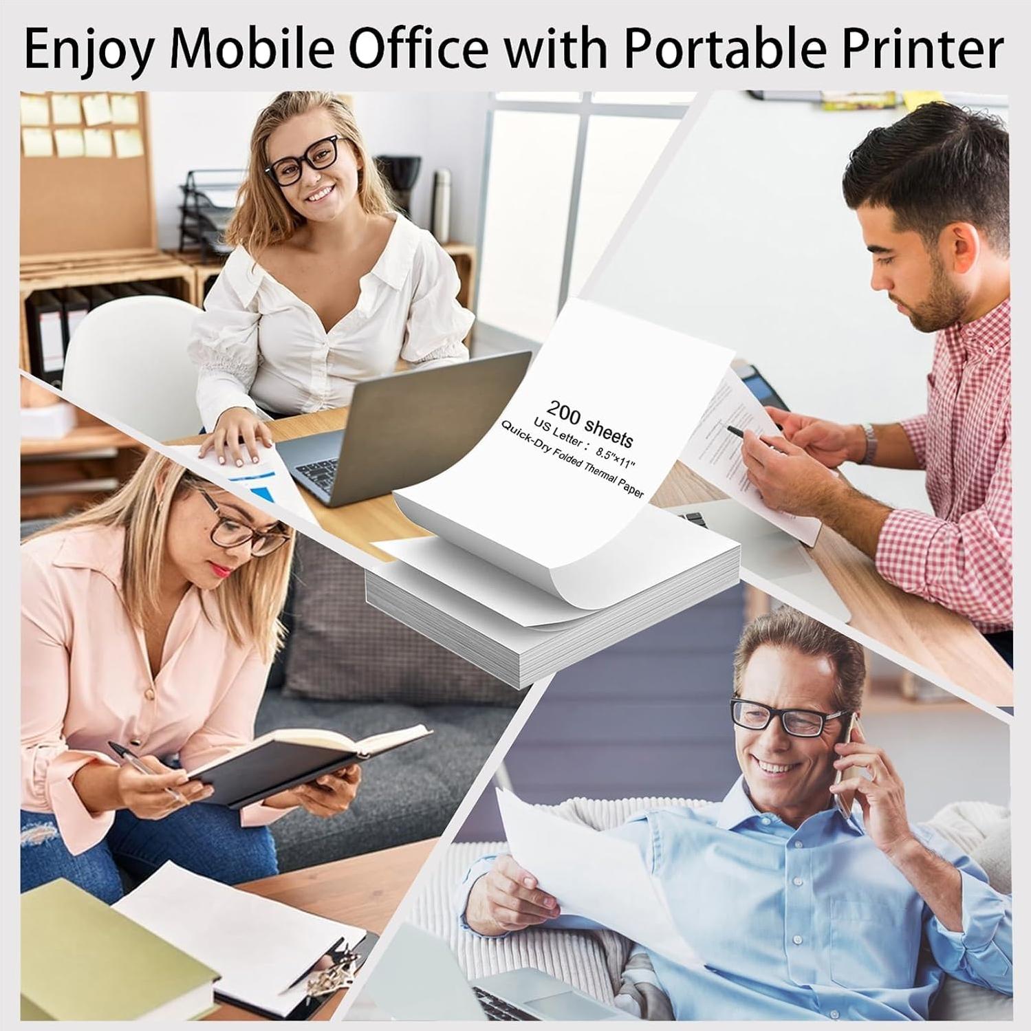 Papel Térmico Carta 21.6x27.9 cm 200 Hojas Bagvhandbagro