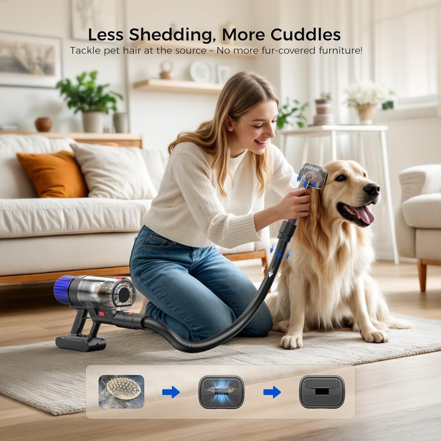 Aspiradora Inalámbrica Teendow V16STRONG 500W para Mascotas