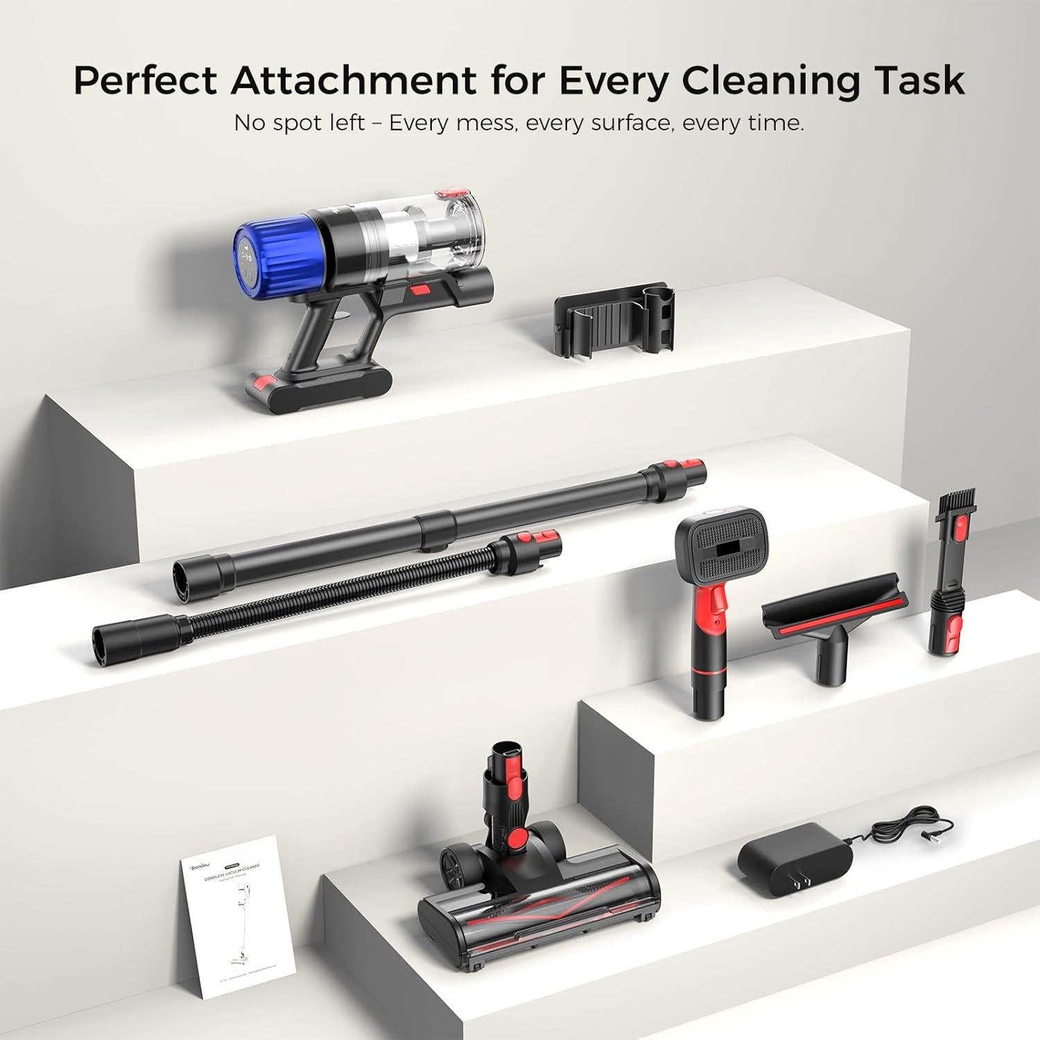 Aspiradora Inalámbrica Teendow V16STRONG 500W para Mascotas