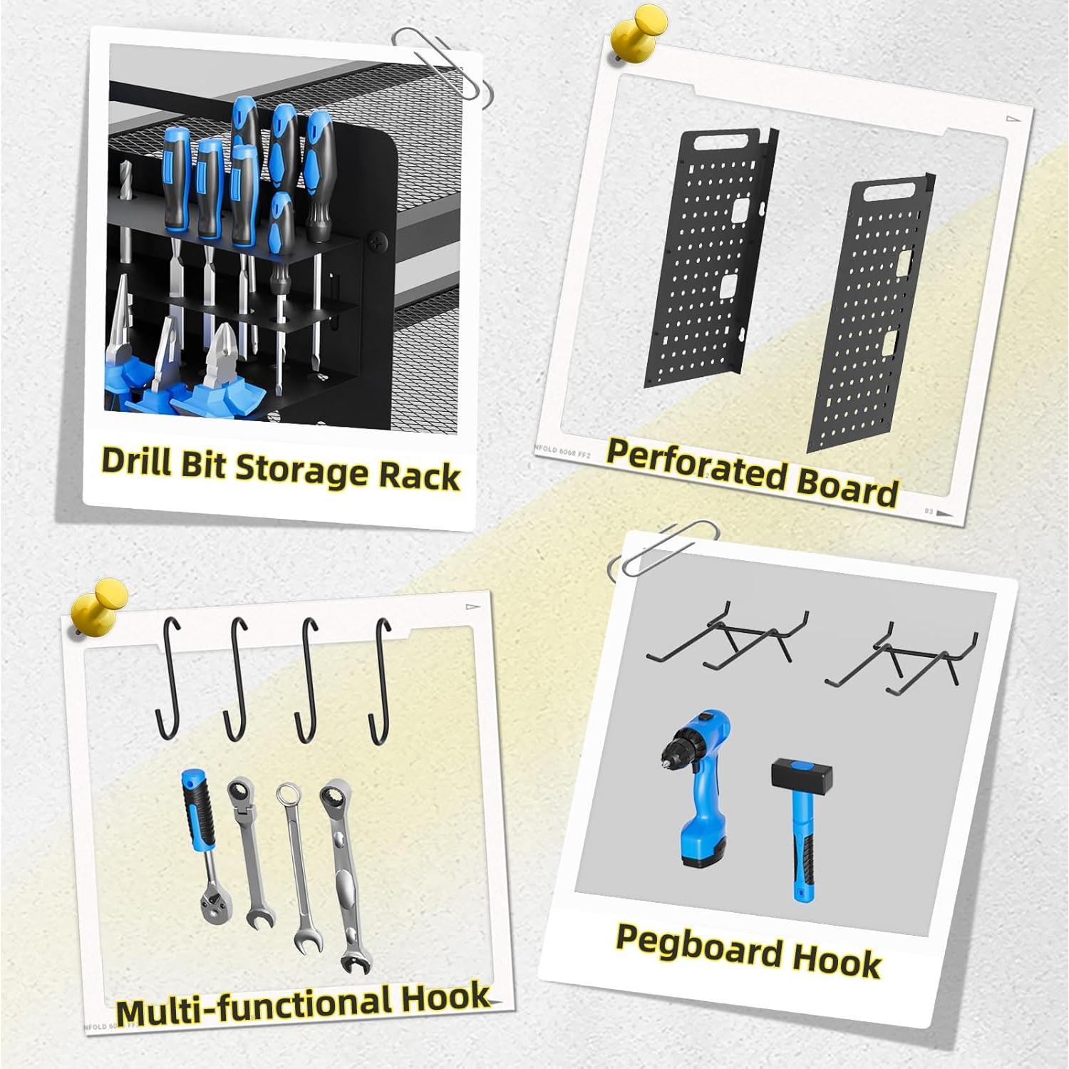 Organizador de Herramientas Eléctricas TIMSATIO 61 cm 4 Niveles