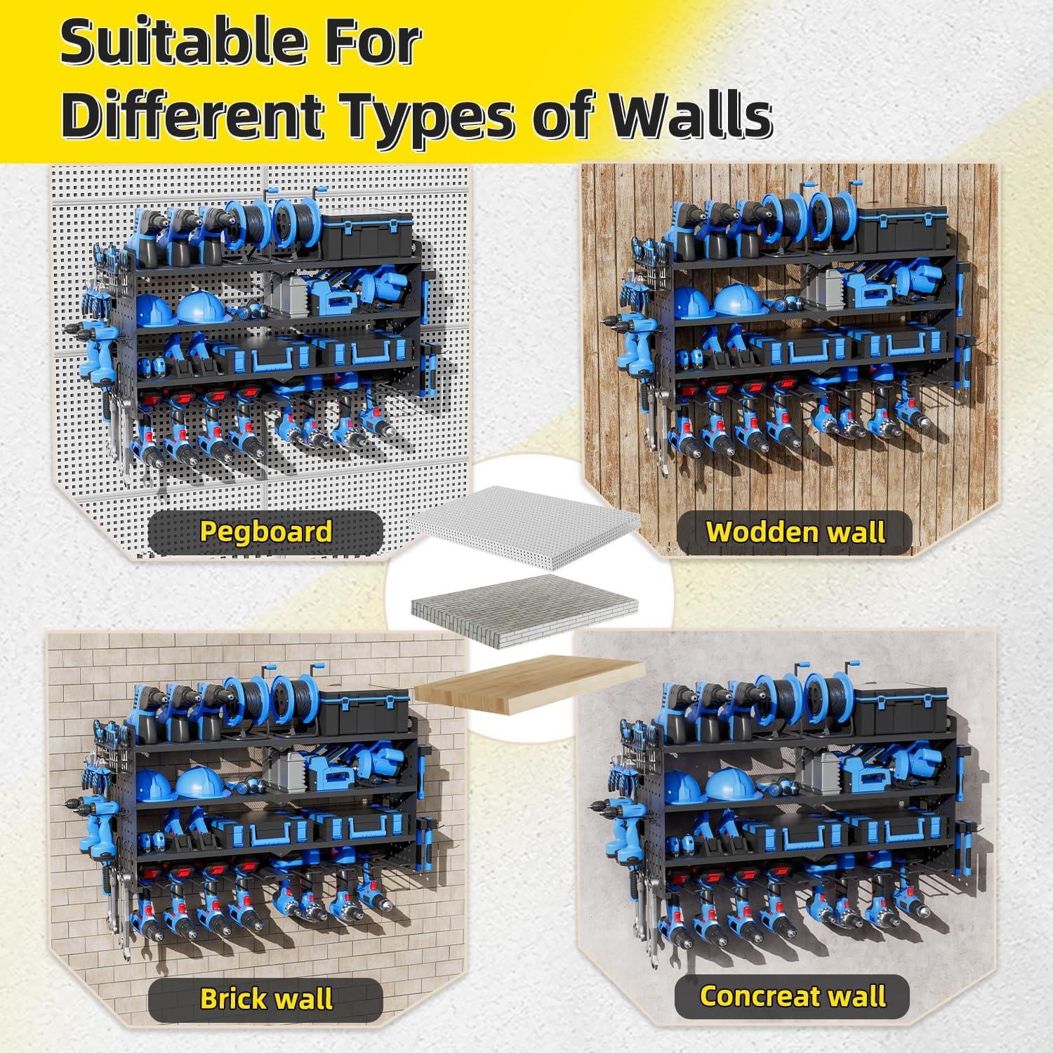 Organizador de Herramientas Eléctricas TIMSATIO 61 cm 4 Niveles