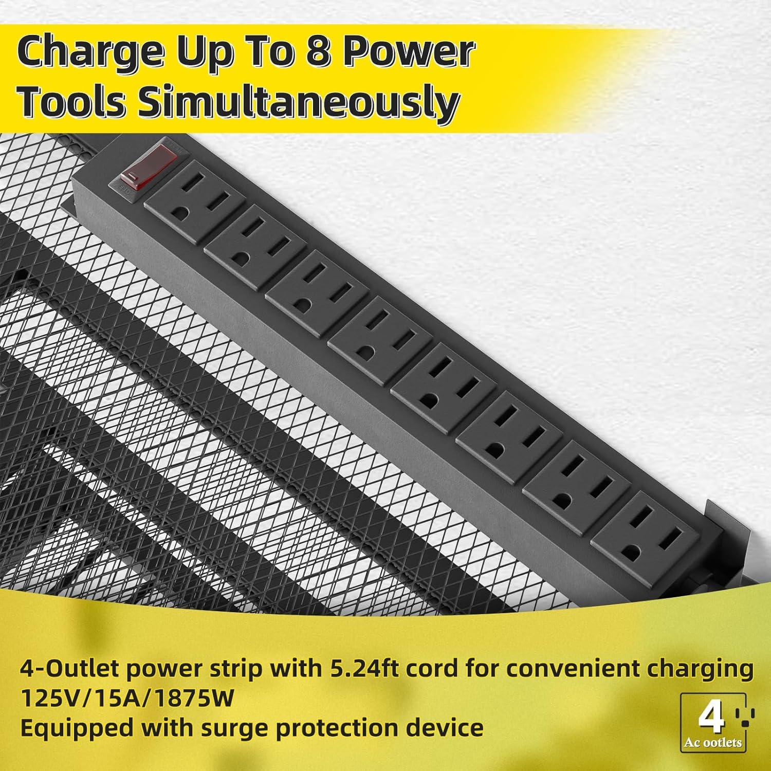 Organizador de Herramientas Eléctricas TIMSATIO 61 cm 4 Niveles