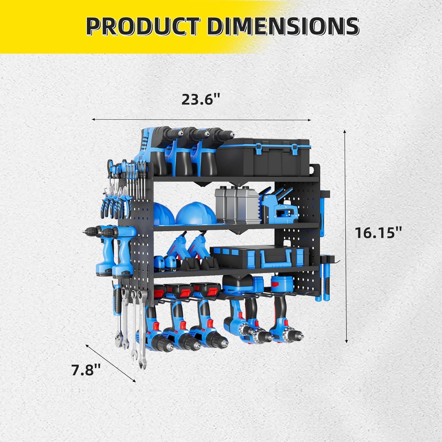Organizador de Herramientas Eléctricas TIMSATIO 61 cm 4 Niveles