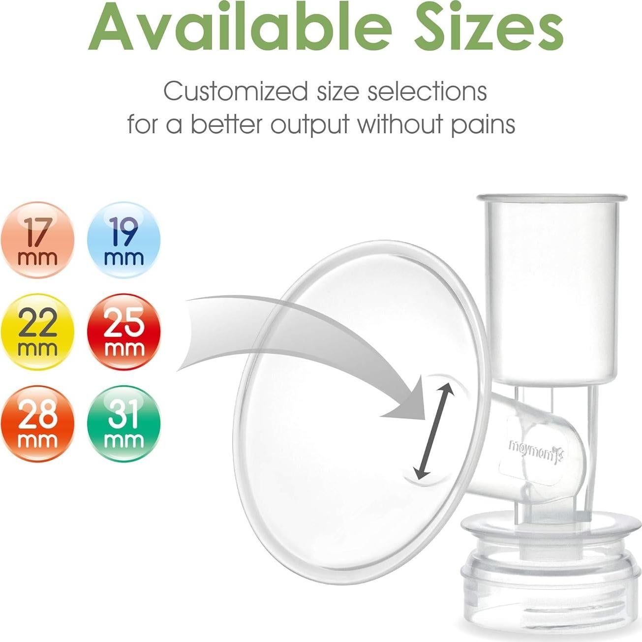 Kit Flange 19 mm XS Maymom Compatible Ameda Purely Yours