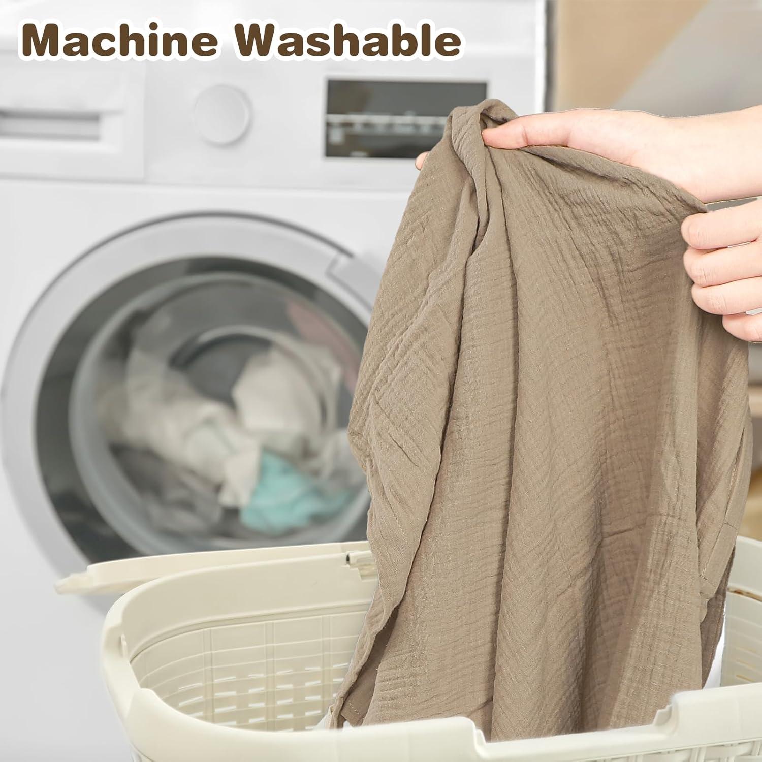 Cubierta de Lactancia ManFaiSky Muselina Ajustable Marrón