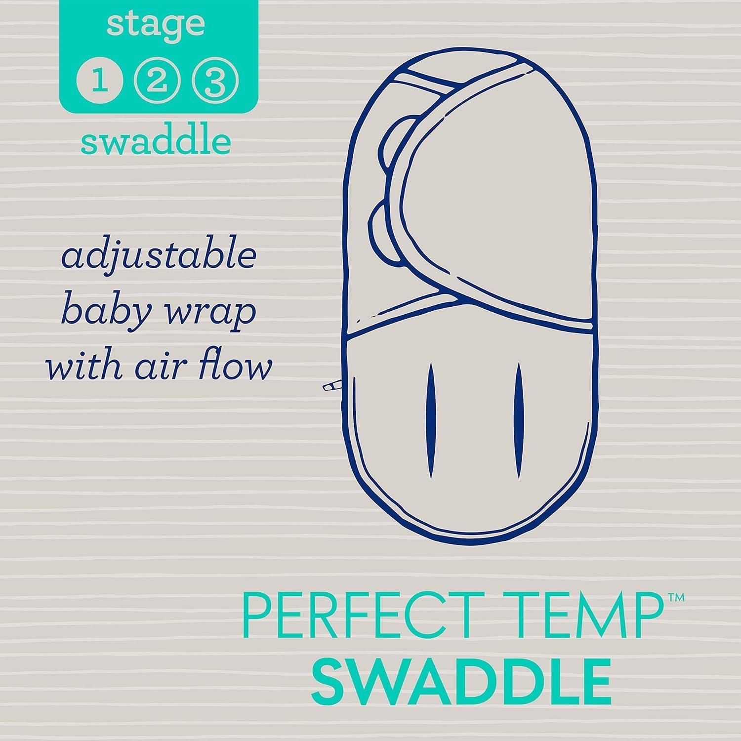 SwaddleMe Luxe Swaddle 100% Algodón Orgánico 0-3 Meses