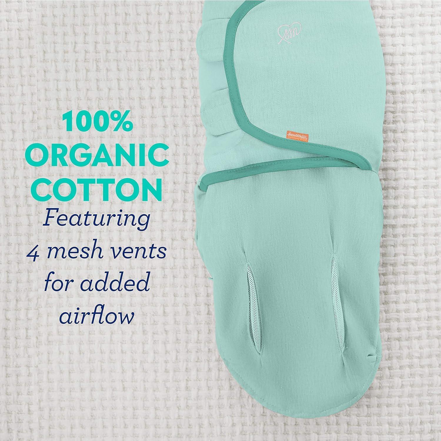 SwaddleMe Luxe Swaddle 100% Algodón Orgánico 0-3 Meses