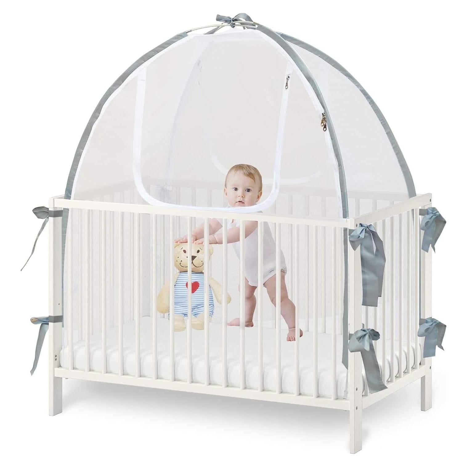 Red de Seguridad para Cuna Baby & Beyond - Malla Transparente 132x71 cm