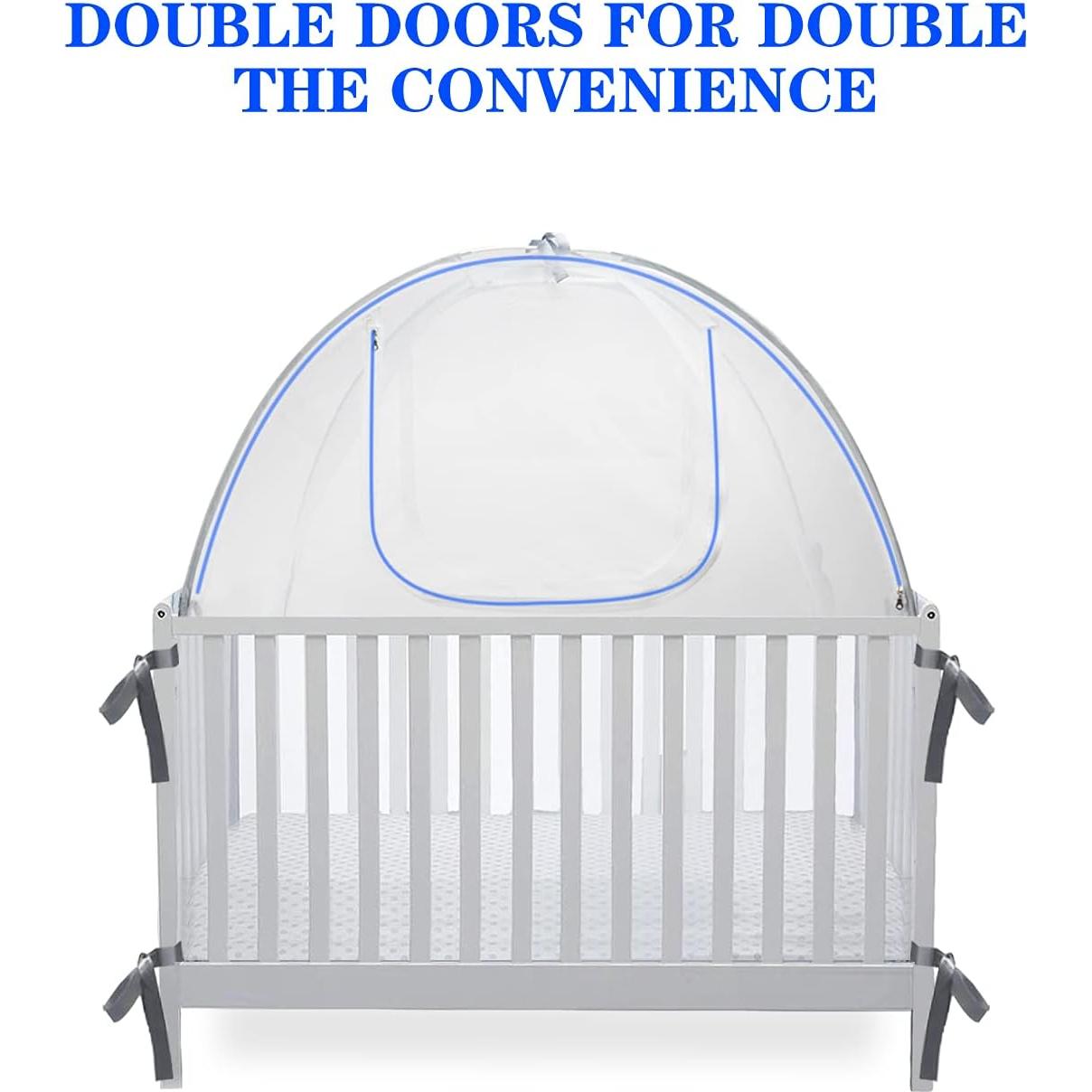 Red de Seguridad para Cuna Baby & Beyond - Malla Transparente 132x71 cm