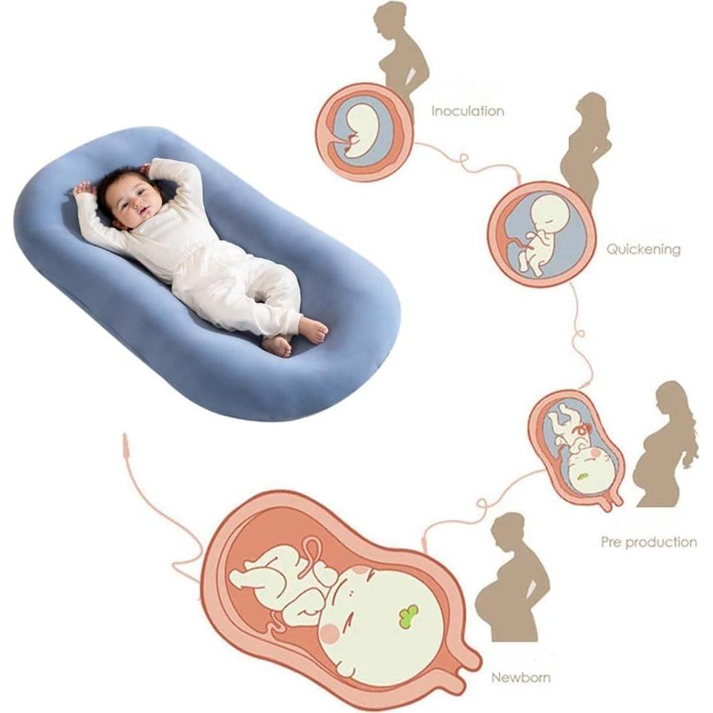 Lounger para Bebés DAOLUAN Biológico Orgánico Suave 0-18 Meses