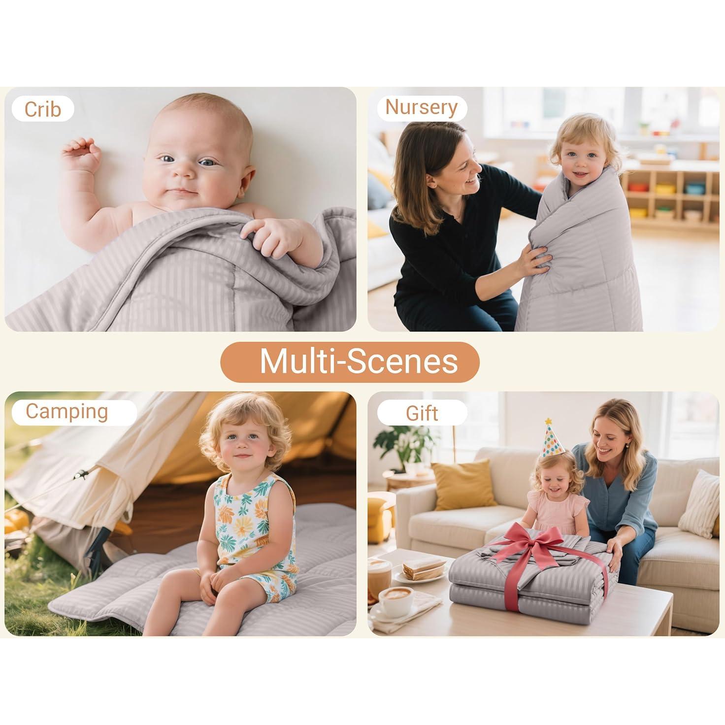 Conjunto de Ropa de Cama ZPECC para Niños 4 Piezas Hipoalergénico