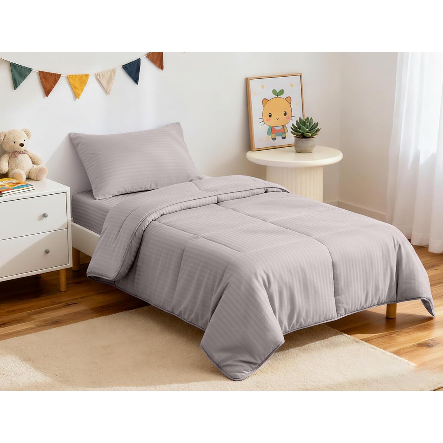 Conjunto de Ropa de Cama ZPECC para Niños 4 Piezas Hipoalergénico