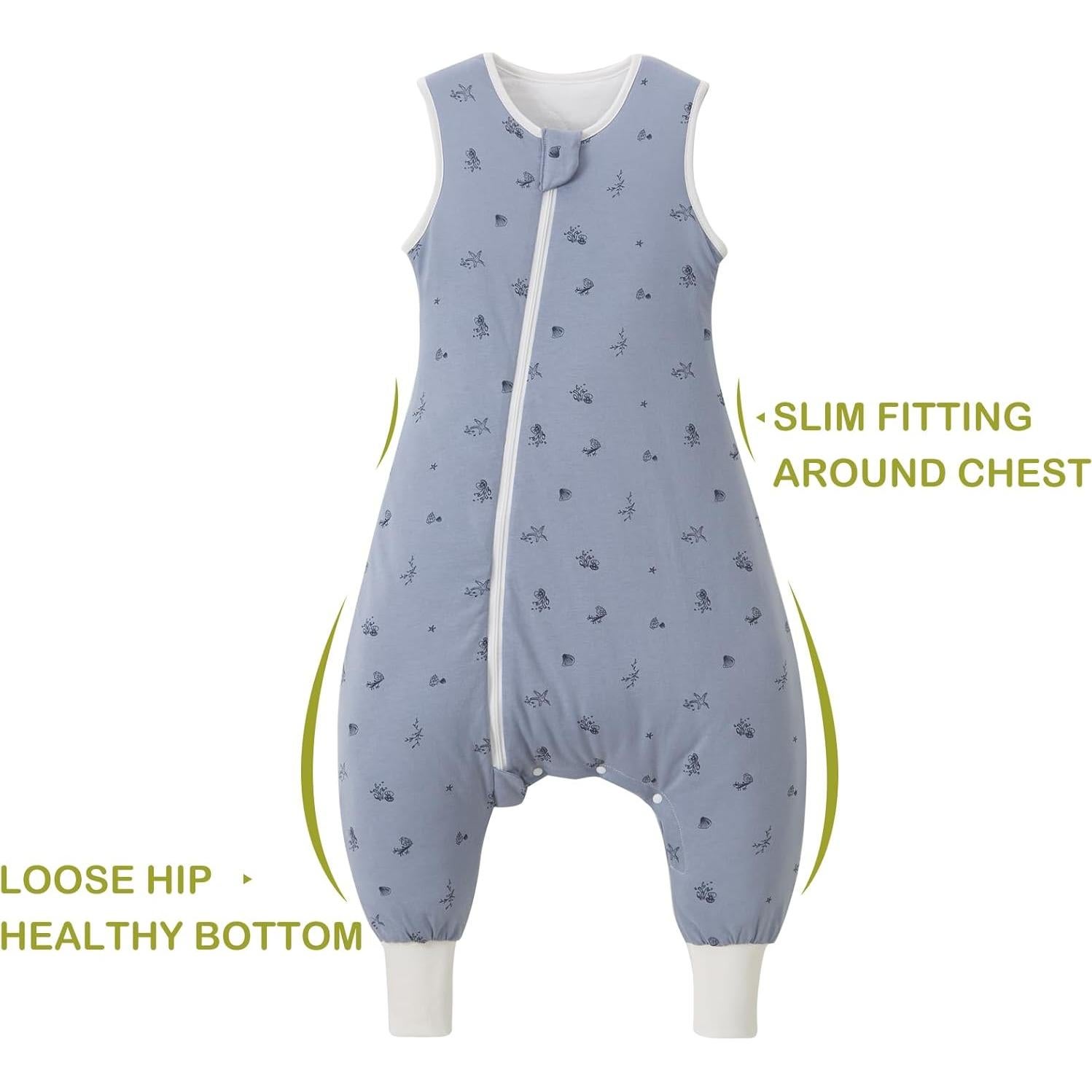 Saco de Sueño Nivolltha 1.5 TOG Algodón Orgánico Océano M